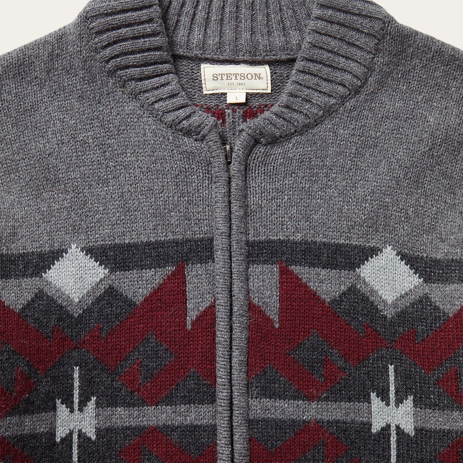 Grey Aztec Cardigan Grey
