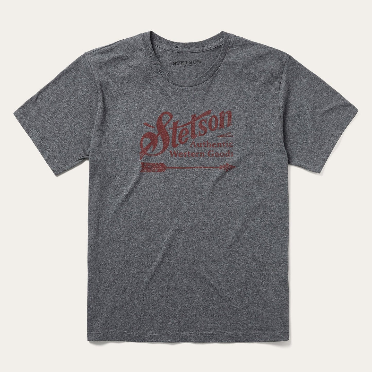Vintage Arrow Graphic Tee Grey