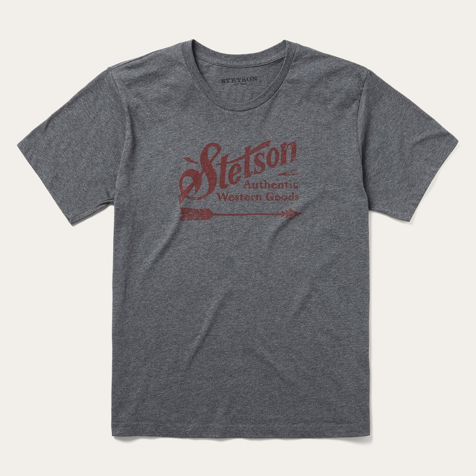 Vintage Arrow Graphic Tee Grey
