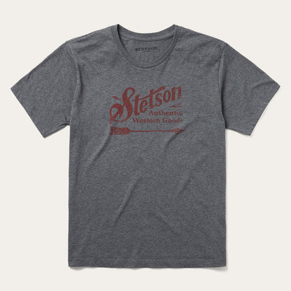 Vintage Arrow Graphic Tee Grey