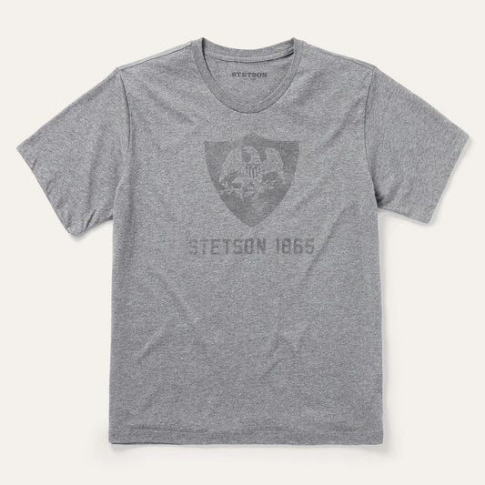 Vintage Eagle Graphic Tee Grey