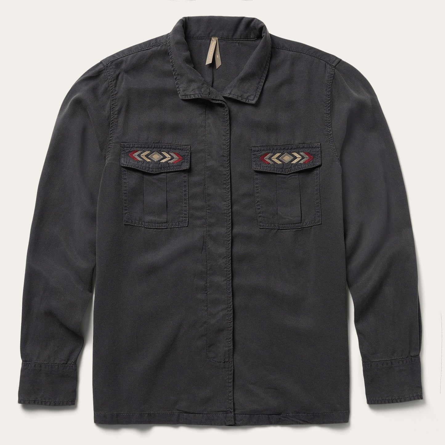 Black Aztec Jacket Grey