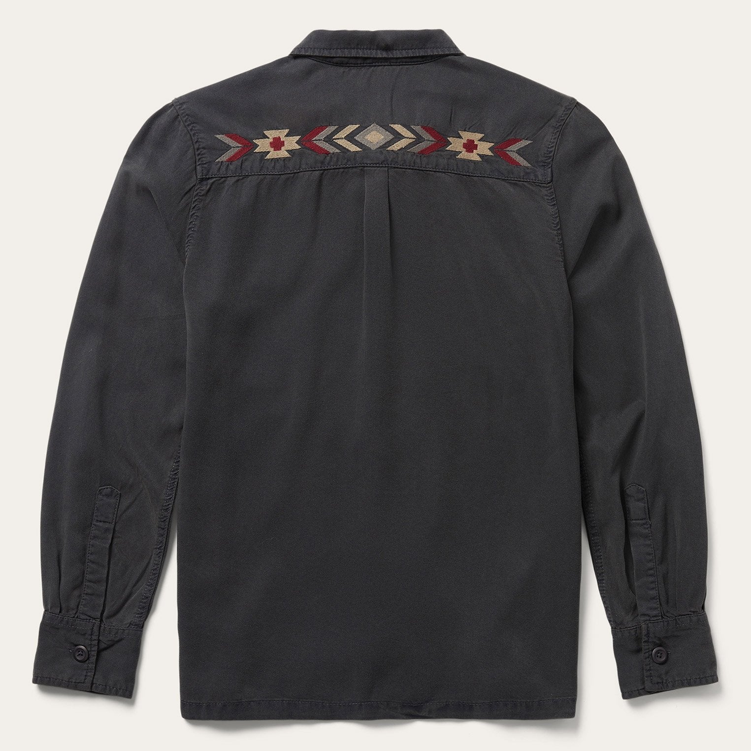 Black Aztec Jacket Grey