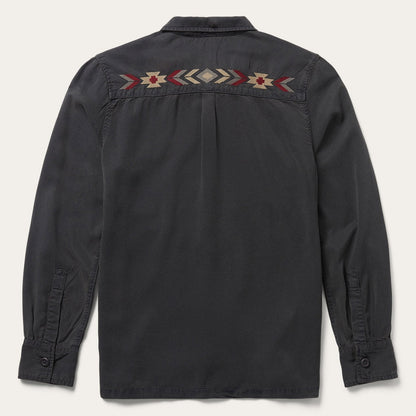 Black Aztec Jacket Grey