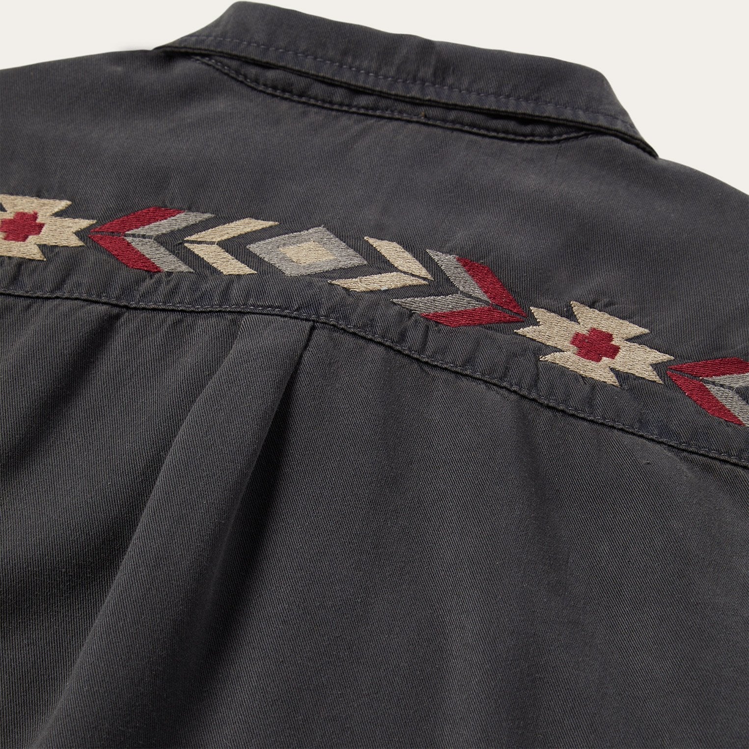 Black Aztec Jacket Grey