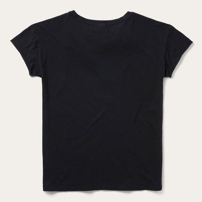 Sunset Saguaro Graphic Tee Black
