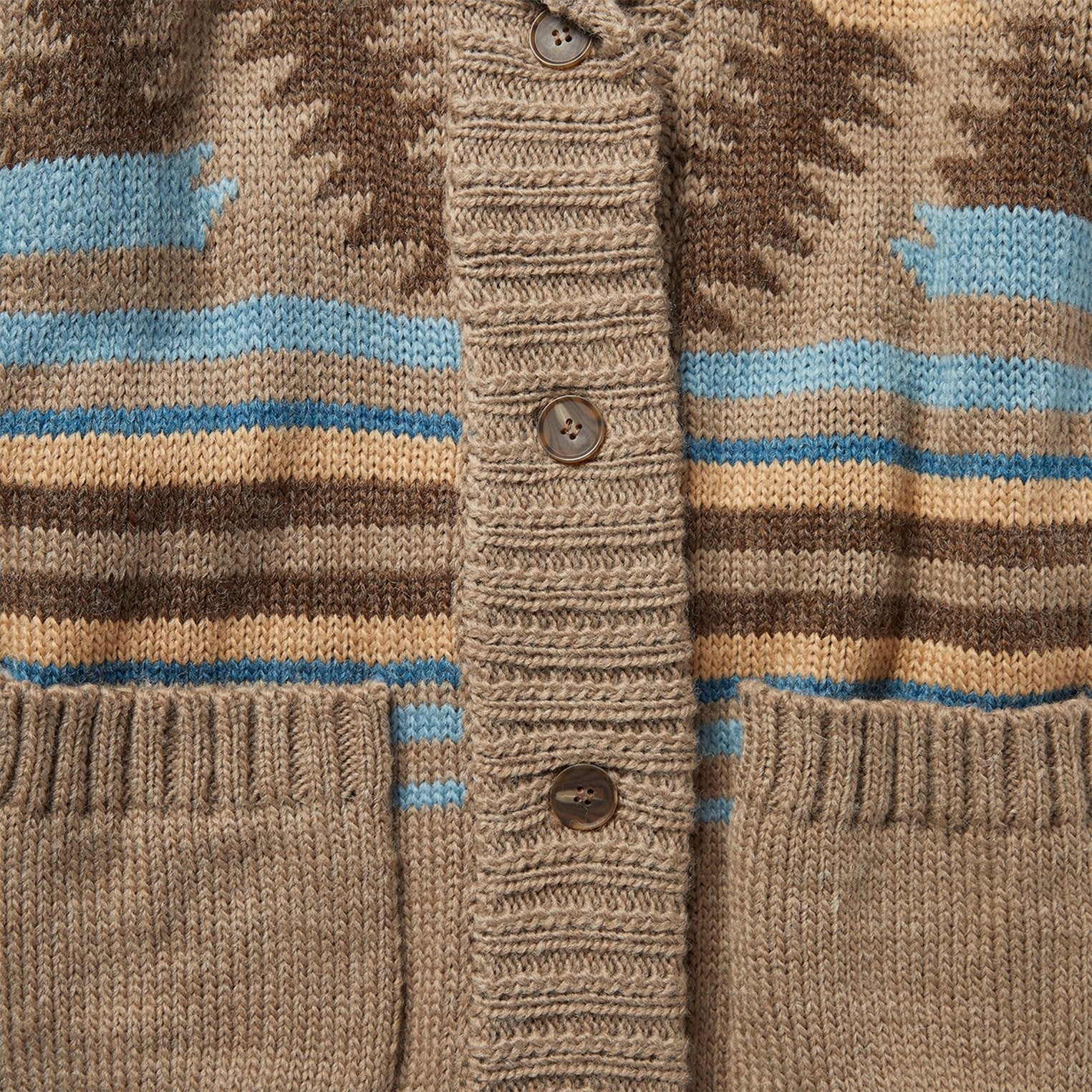 Chunky Knit Tie Sweater in Brown Wine