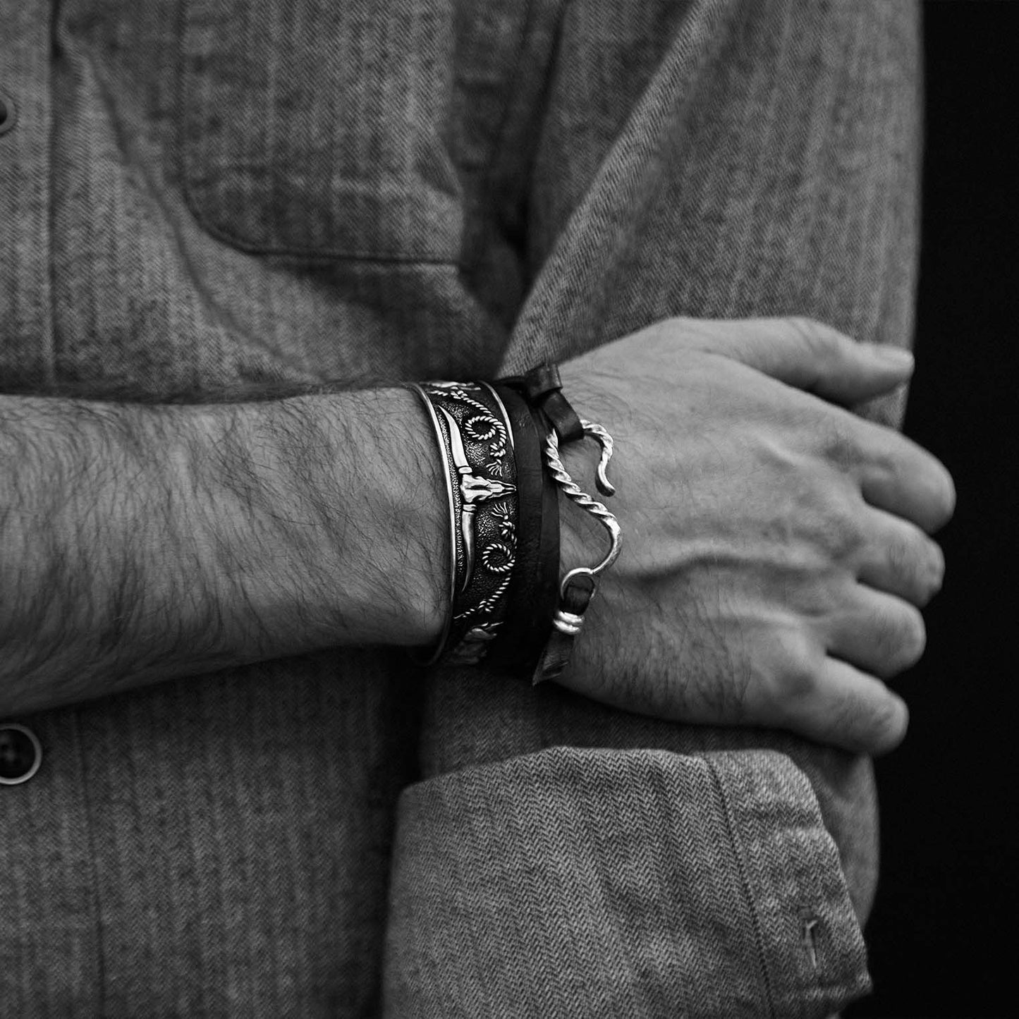 Southwestern Cuff Grey