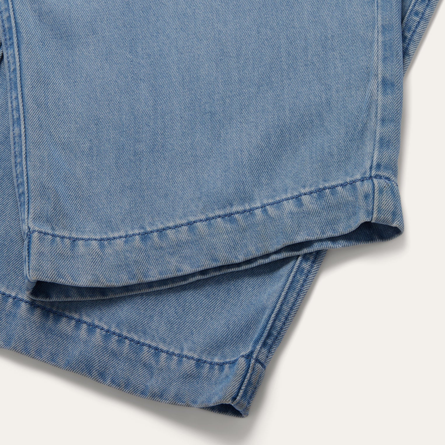 Notch Collar Jumpsuit Blue