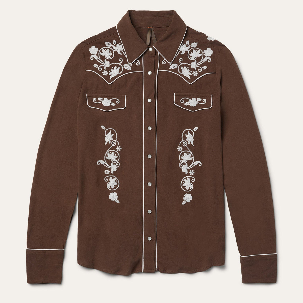 Classic Western Snap Shirt Brown