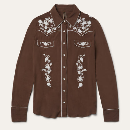 Classic Western Snap Shirt Brown