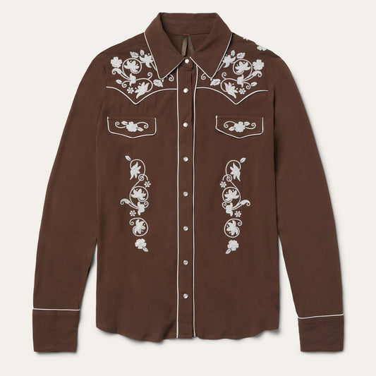 Classic Western Snap Shirt Brown