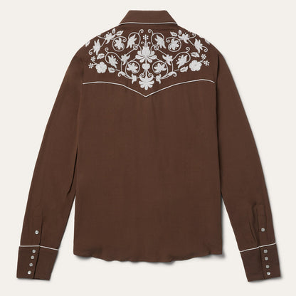 Classic Western Snap Shirt Brown