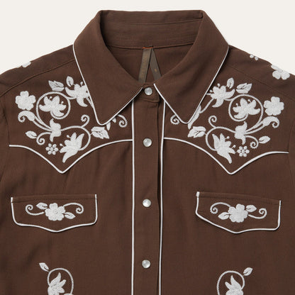 Classic Western Snap Shirt Brown