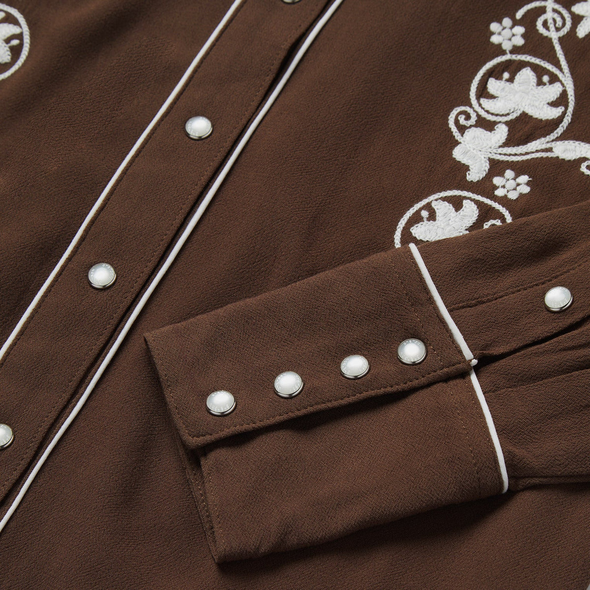 Classic Western Snap Shirt Brown