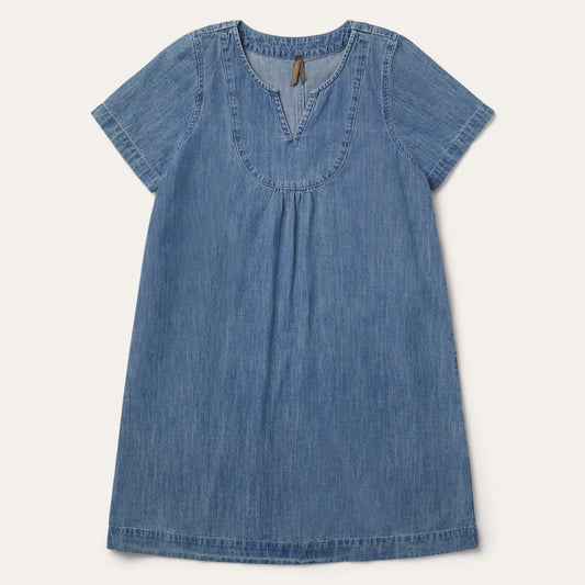 Denim Swing Dress Blue
