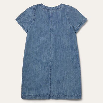 Denim Swing Dress Blue