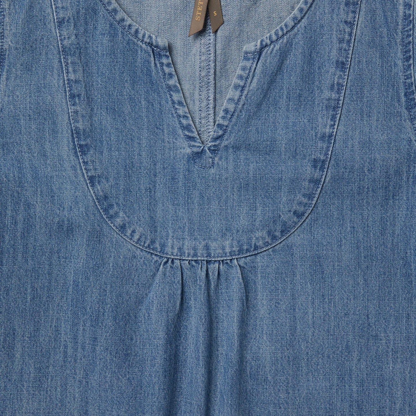 Denim Swing Dress Blue