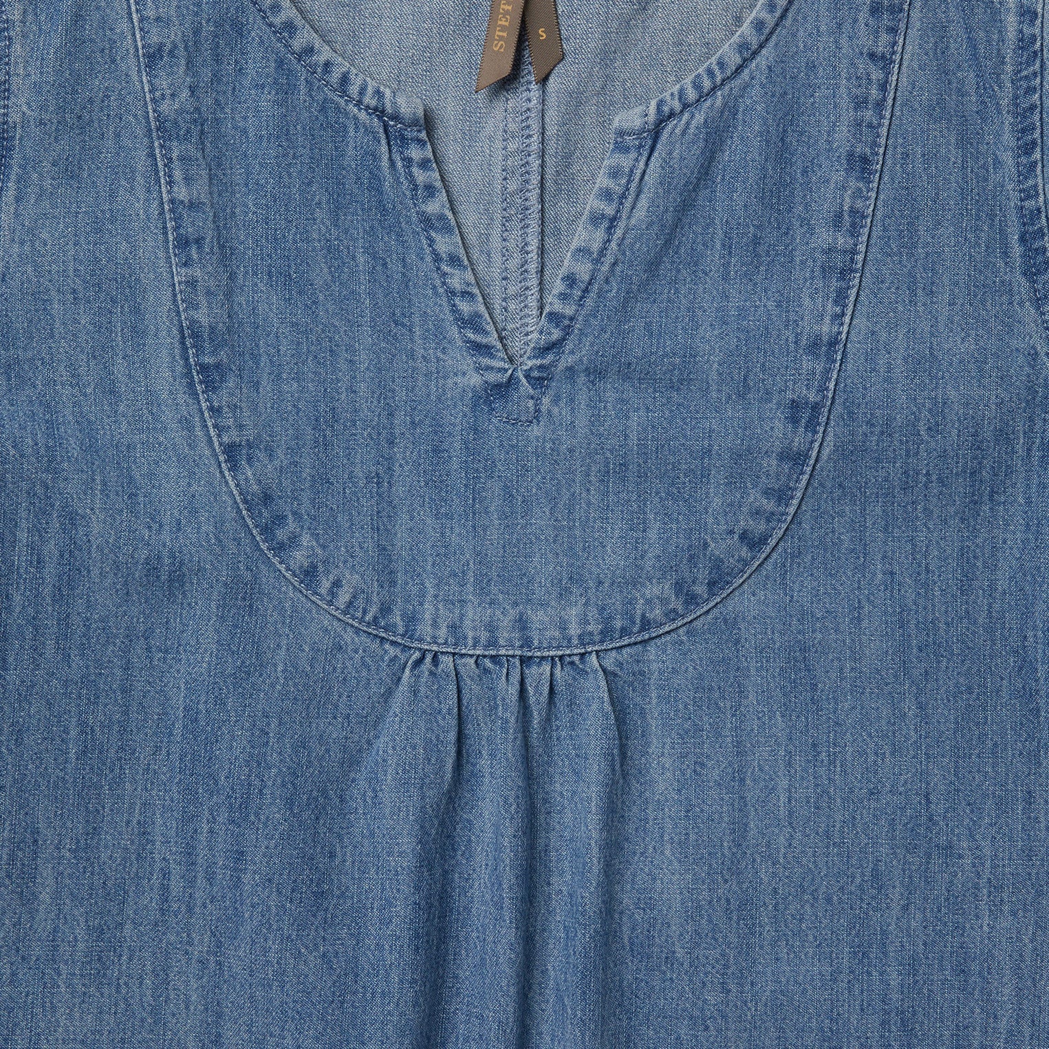 Denim Swing Dress Blue
