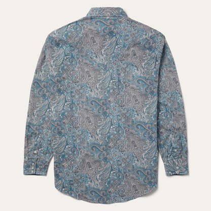 Paisley Western Shirt Green