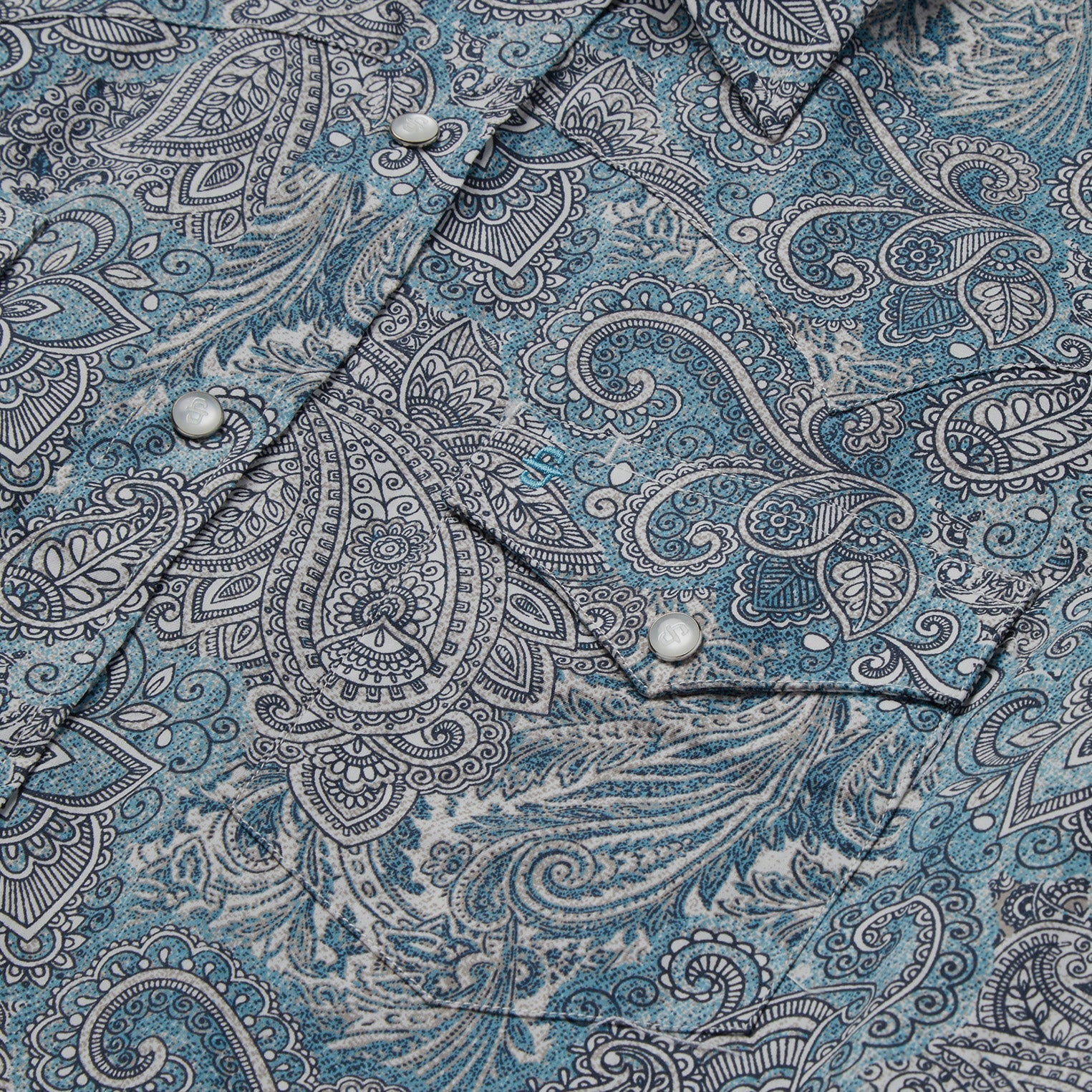 Paisley Western Shirt Green