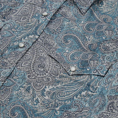 Paisley Western Shirt Green