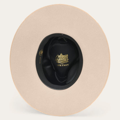 Midtown Wide Flat Brim Hat Bone