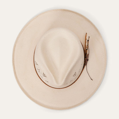 Andromeda Vented Straw Fedora Natural