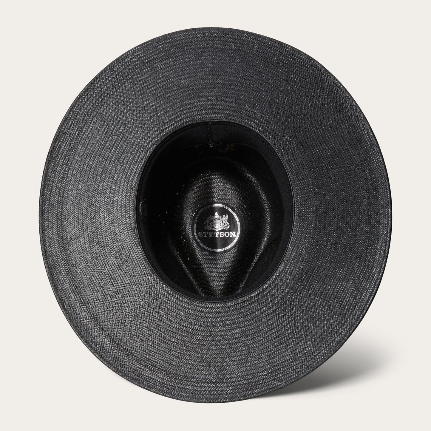 Atacama Straw Fedora Black