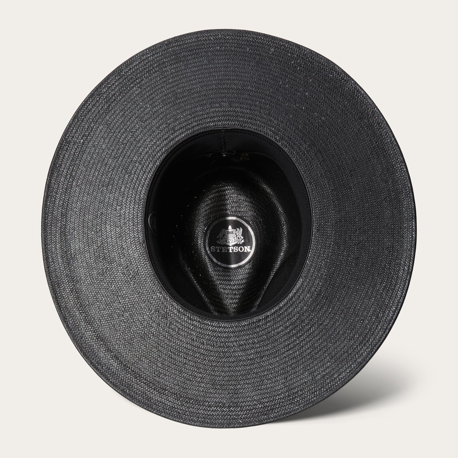 Atacama Straw Fedora Black