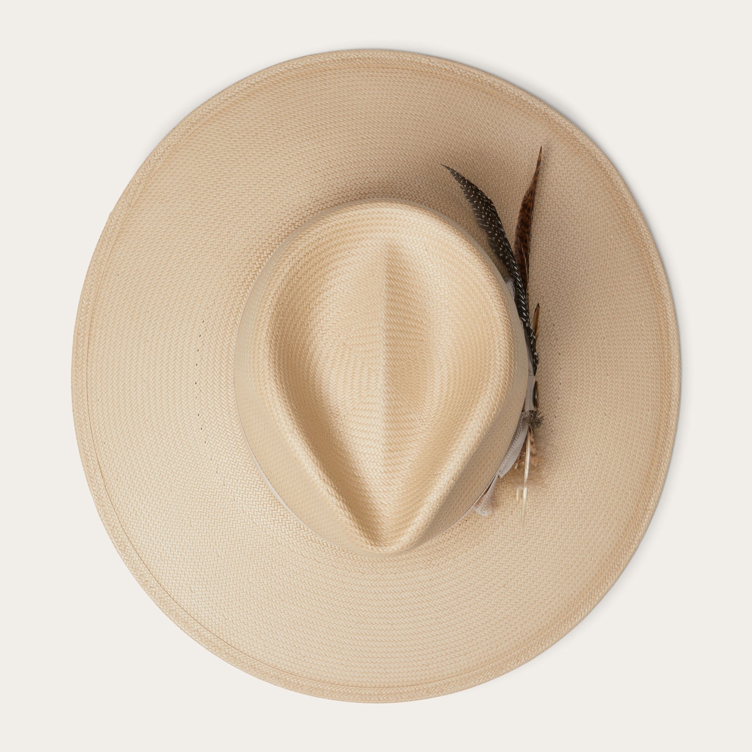 Atacama Straw Fedora Silverbelly