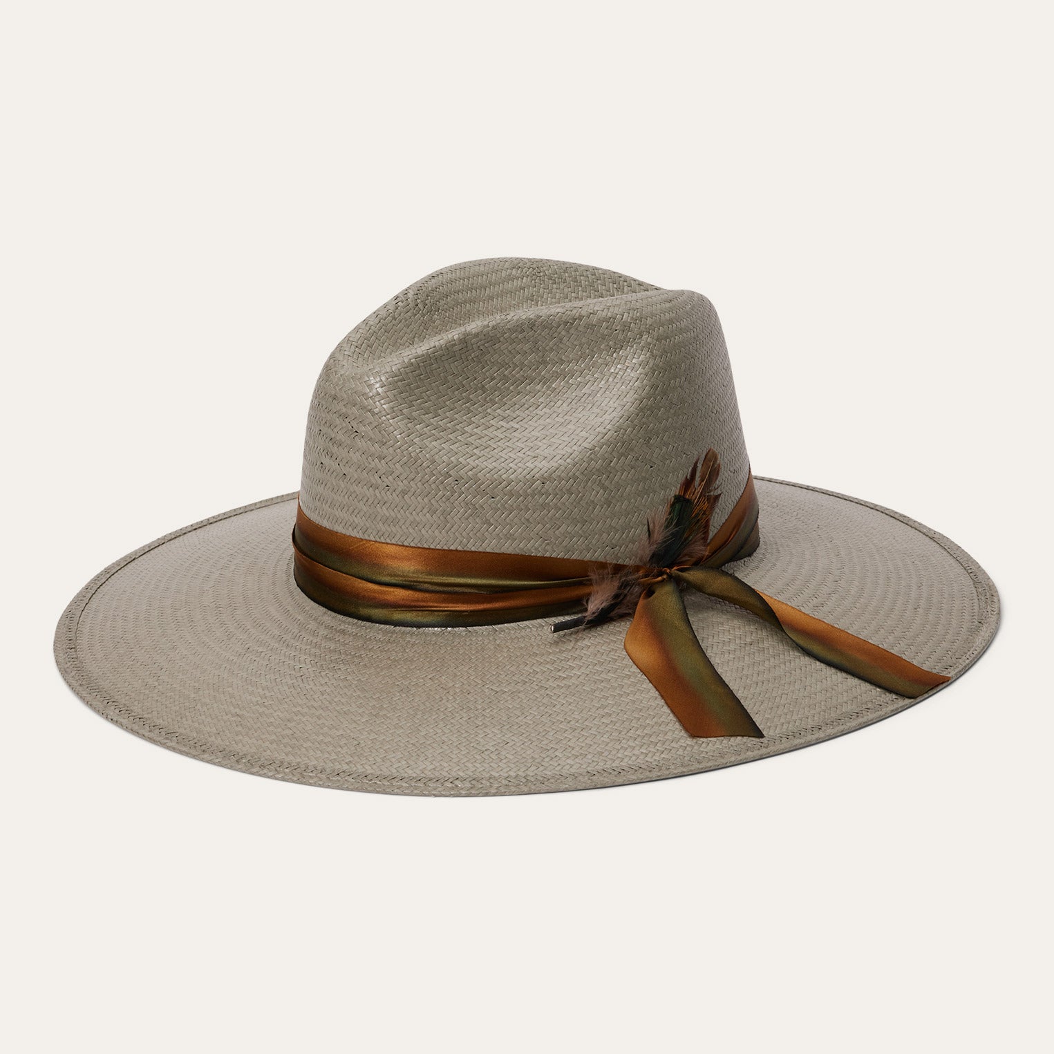 Caelus Straw Fedora Seafoam