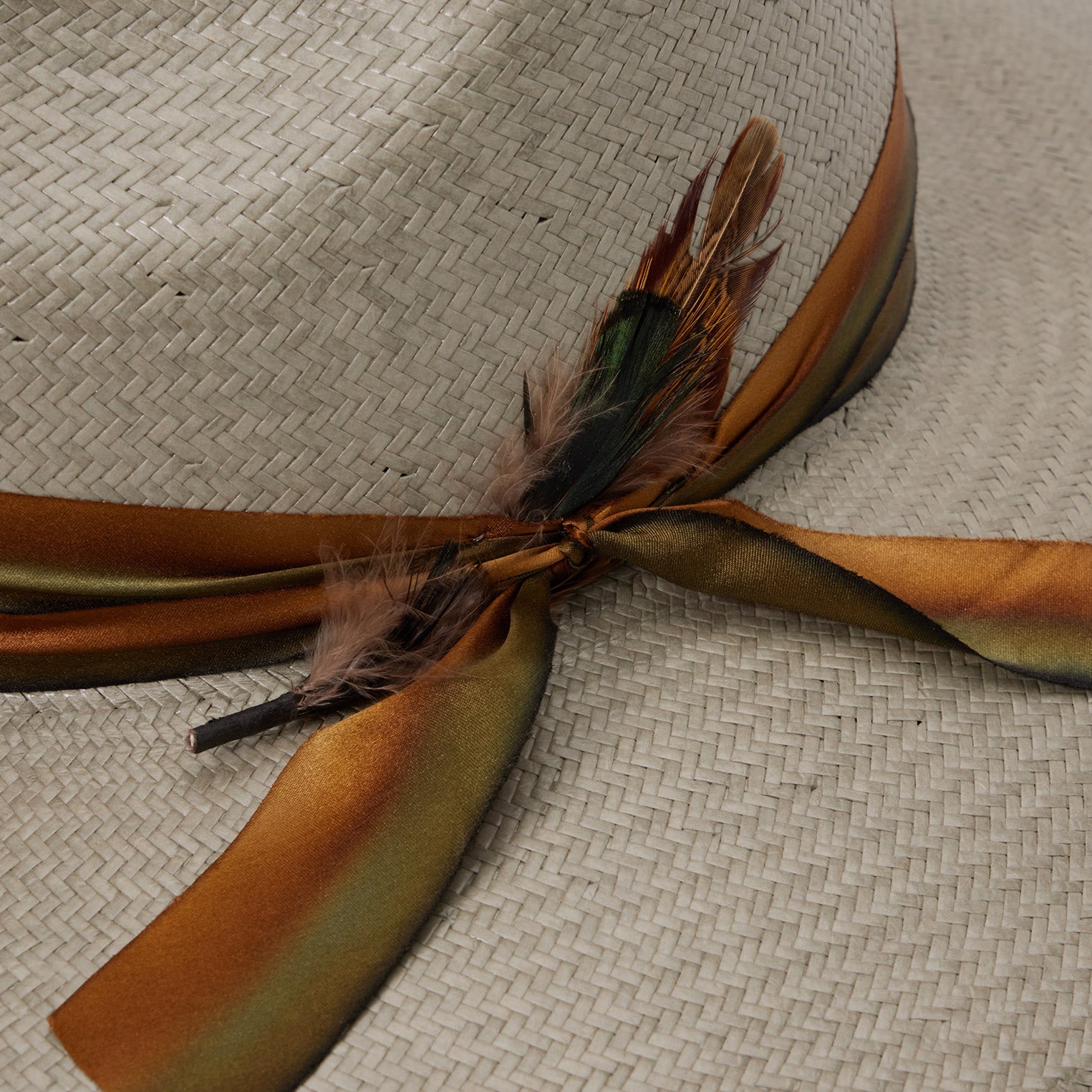 Caelus Straw Fedora Seafoam