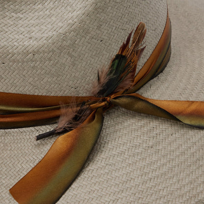 Caelus Straw Fedora Seafoam