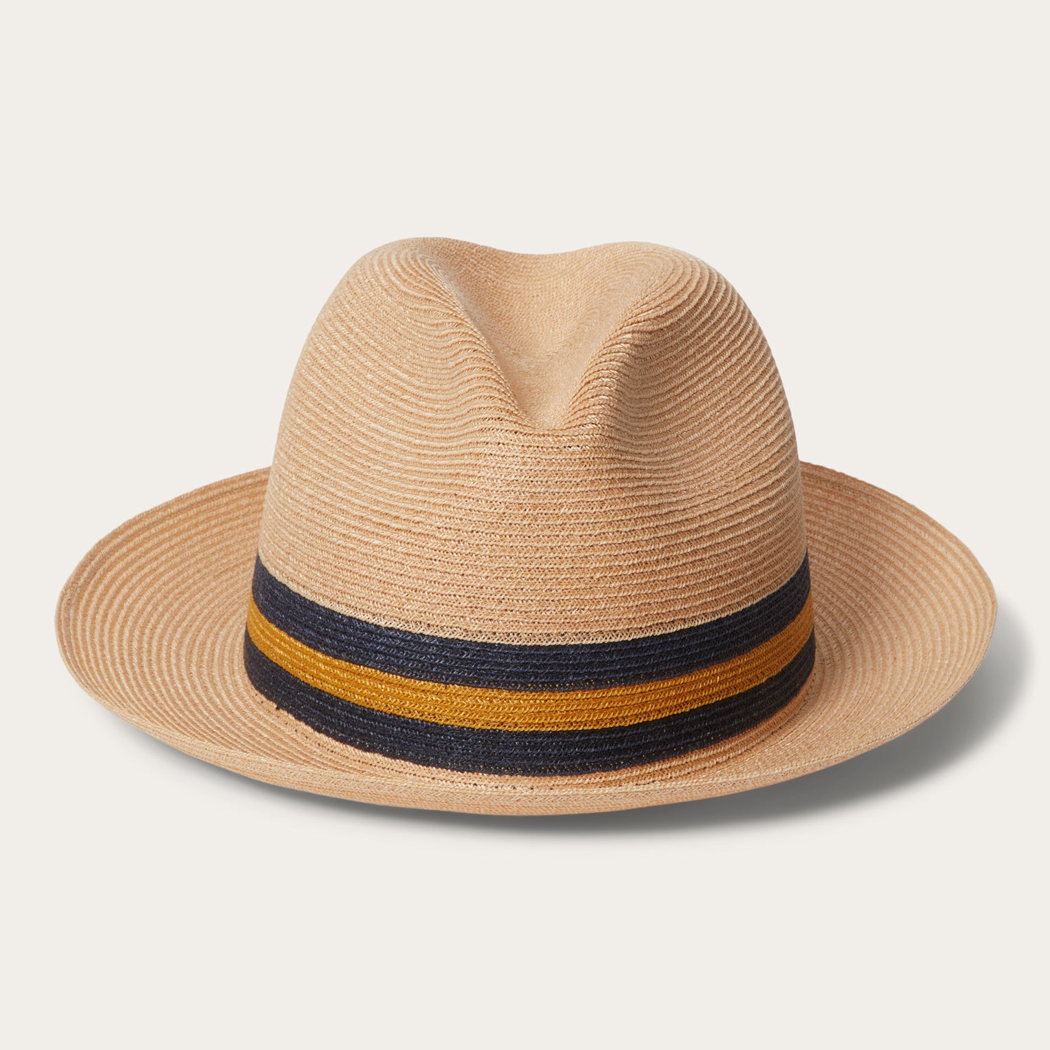 Triad Straw Fedora Mustard