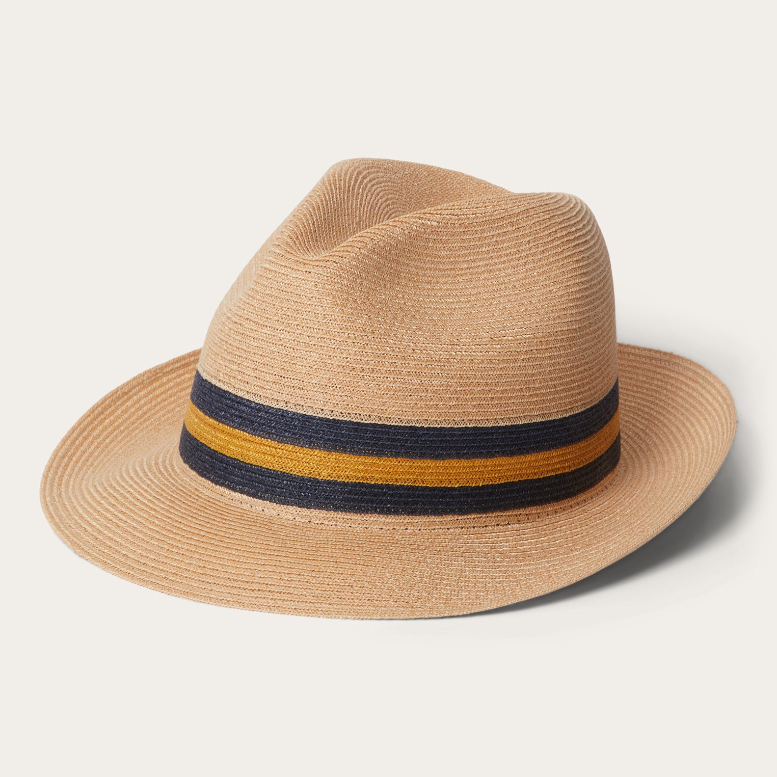 Triad Straw Fedora Mustard