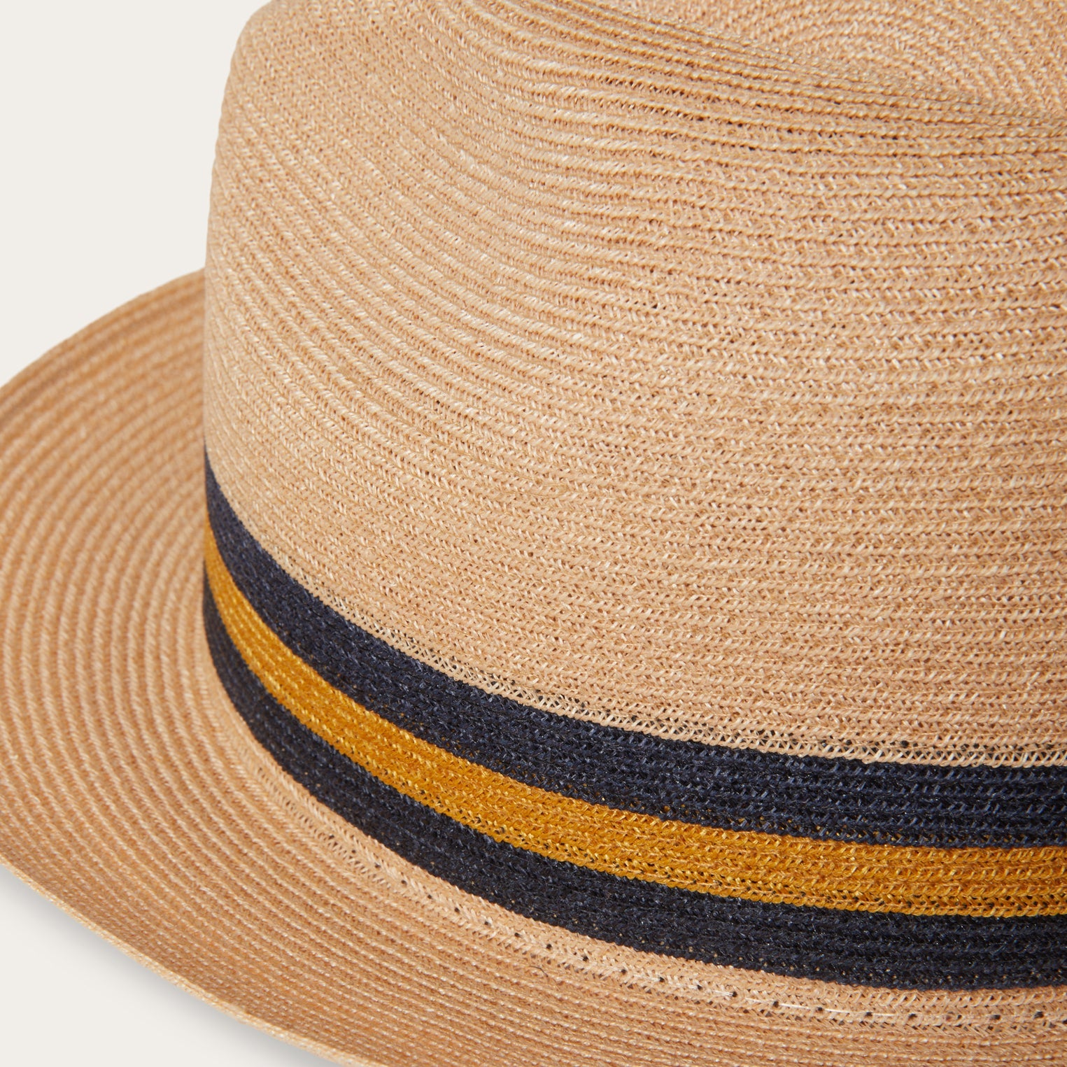 Triad Straw Fedora Mustard