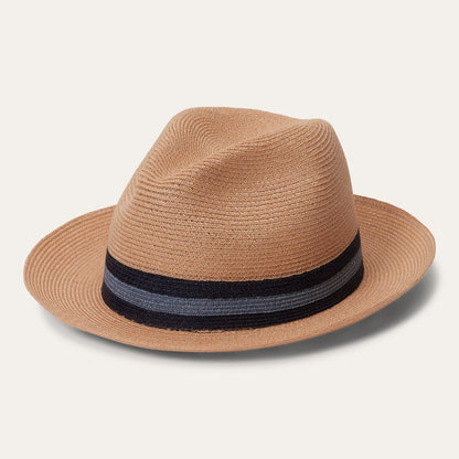 Triad Straw Fedora Turquoise