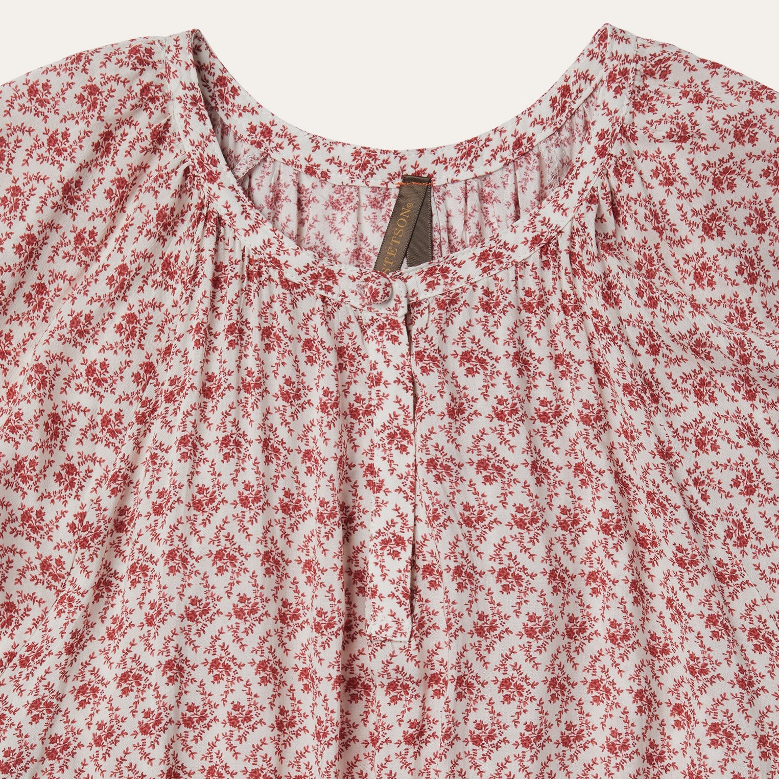 Cottage Floral Dress Red