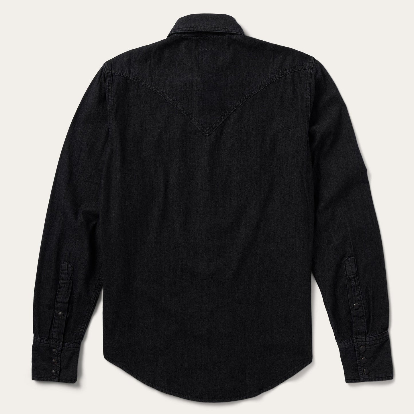 Modern Denim Western Shirt Black