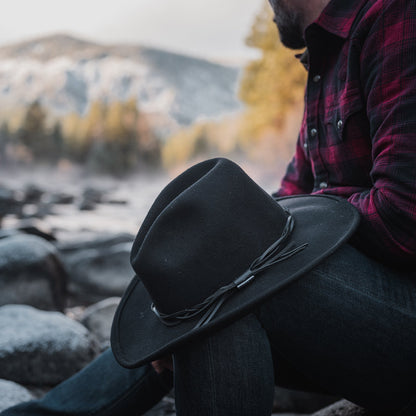 Gus Crushable Outdoor Hat Black