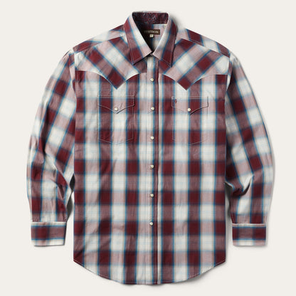 Wine Plaid Shirt Wine
