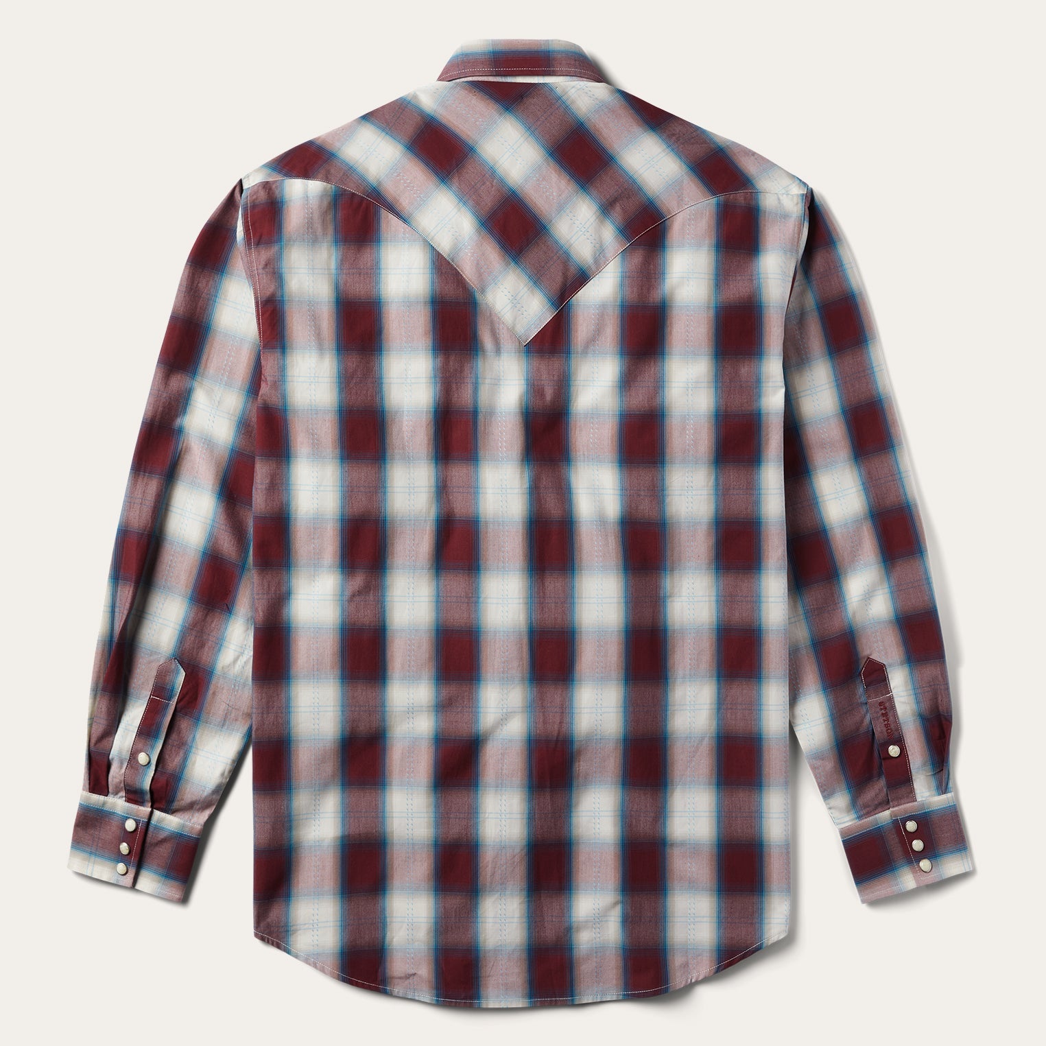Wine Plaid Shirt Wine