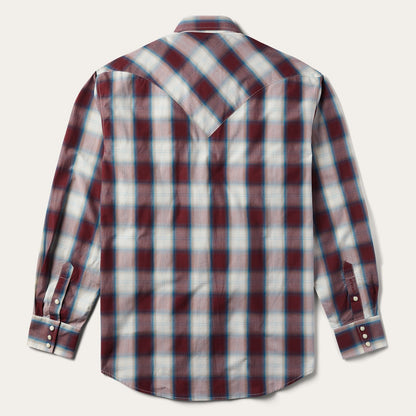 Wine Plaid Shirt Wine