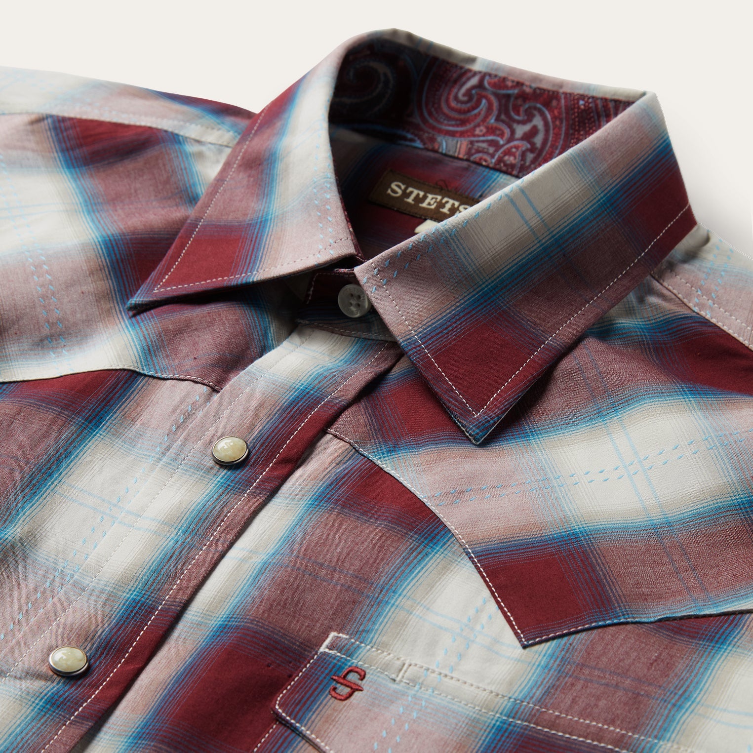 Wine Plaid Shirt Wine