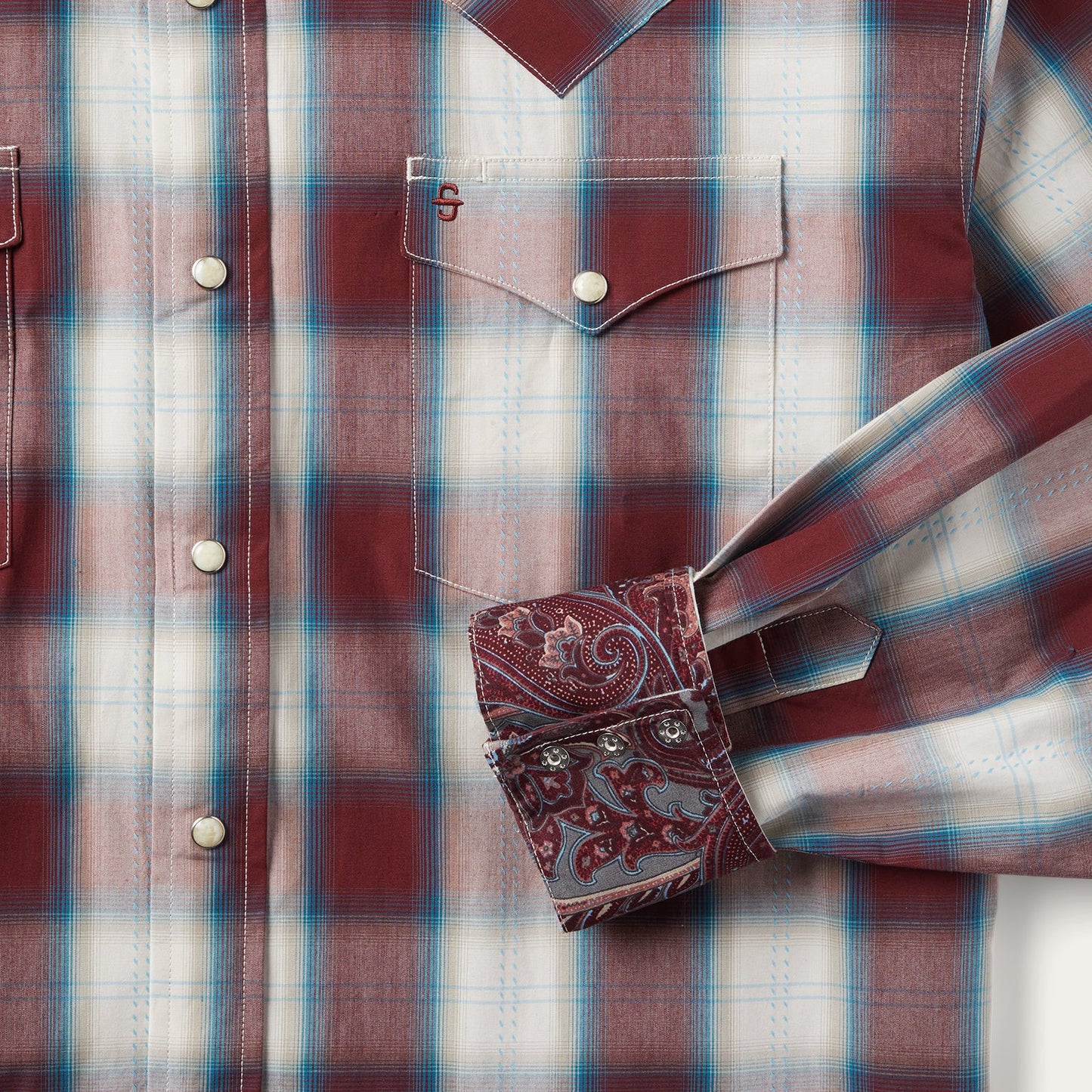 Wine Plaid Shirt Wine