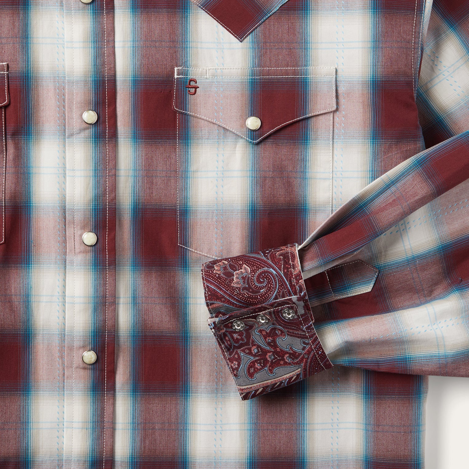 Wine Plaid Shirt Wine