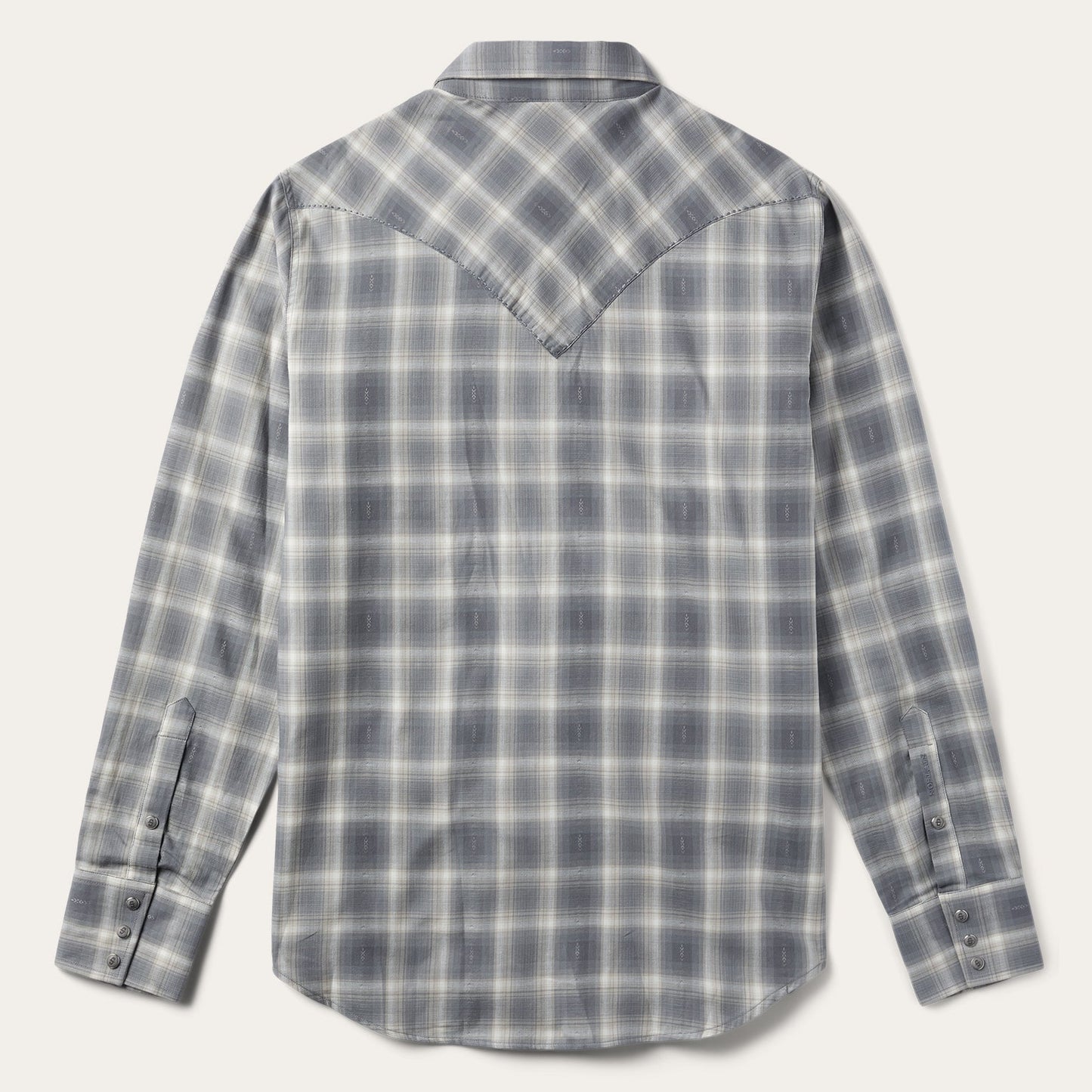 Dobby Twill Plaid Shirt Brown