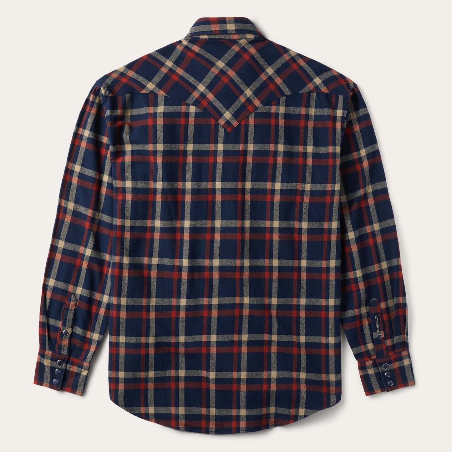 Brushed Twill Plaid Shirt Blue
