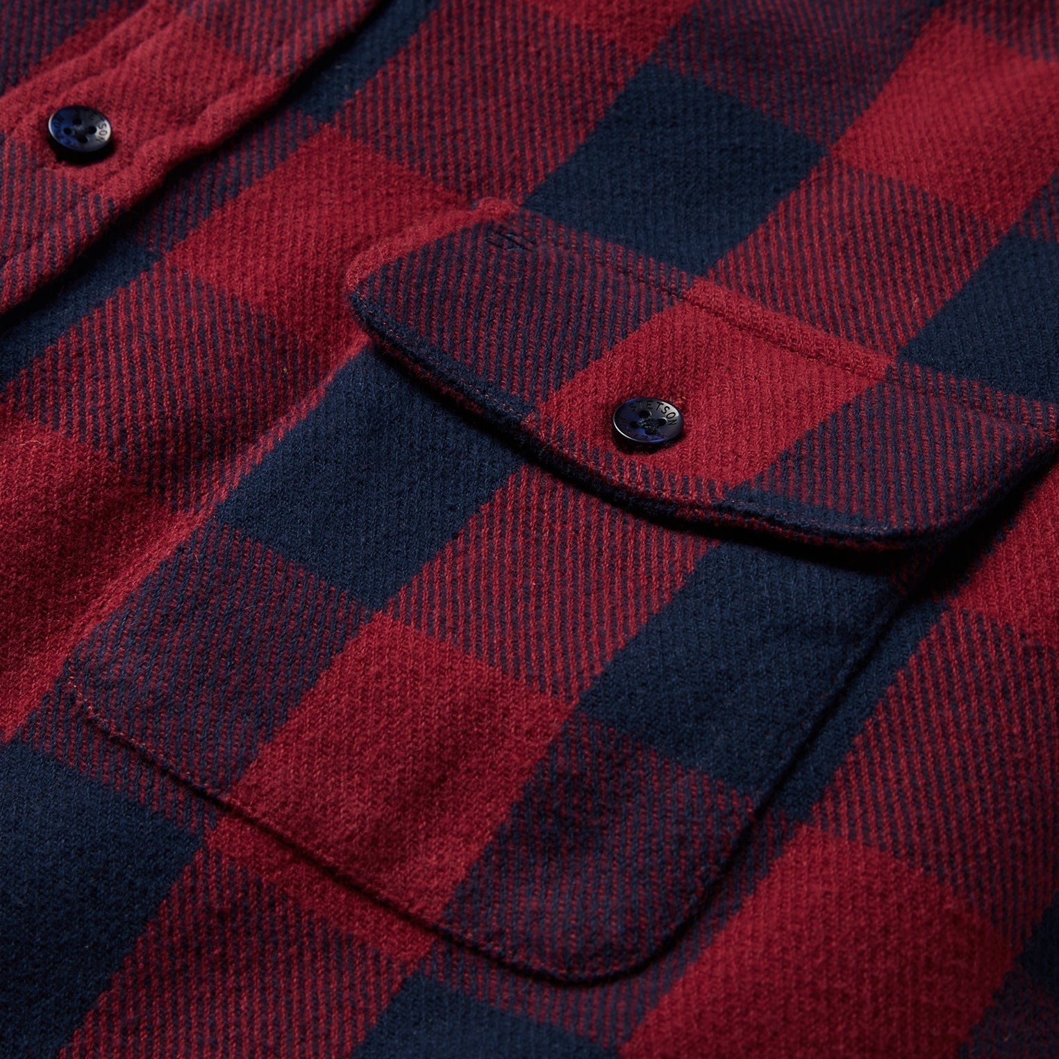 Buffalo Check Twill Shirt Red